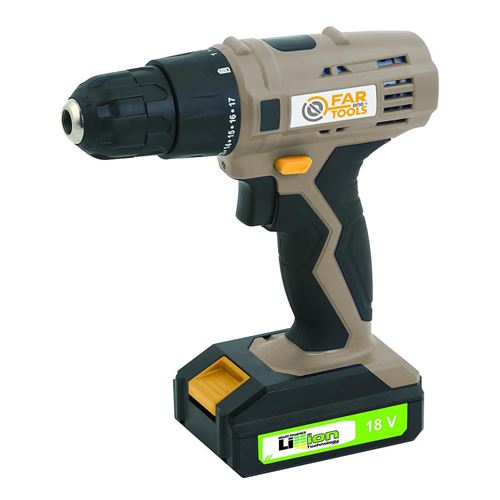 Perceuse Visseuse Sans Fil 18V Fartools Li-ion – Couple Puissant de 16 Nm