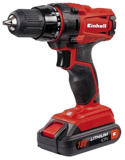 Perceuse-Visseuse Sans Fil Einhell TC-CD 18-2 Li – 1,5 Ah Li-Ion et Batterie