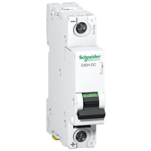 Schneider Acti9 C60H-DC Disjoncteur Modulaire 20A, 1P, courbe C
