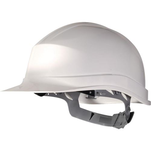Casque de chantier blanc Zircon 1 Delta Plus – Protection tête professionnelle