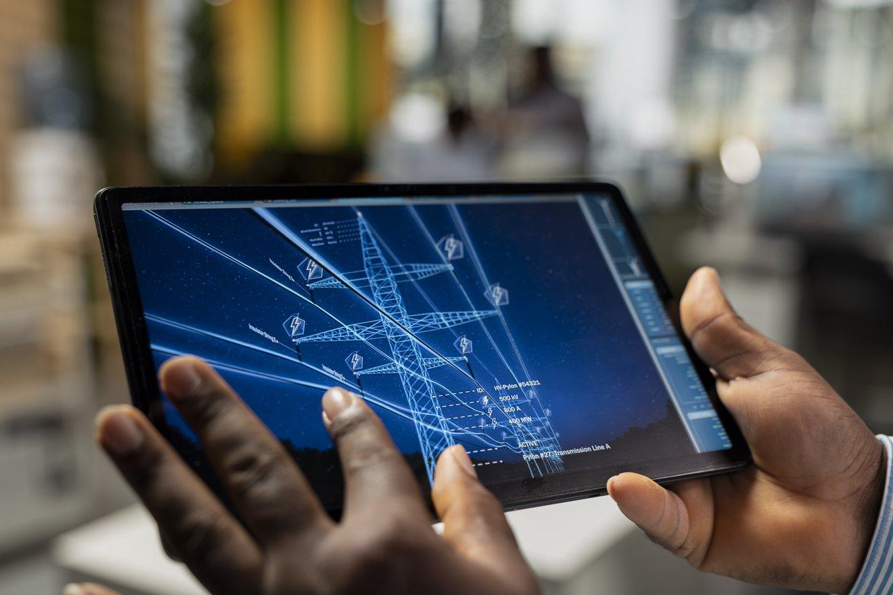 Analyseur de qualité d’électricité sur tablette : surveillance avancée de la consommation et alertes en temps réel.