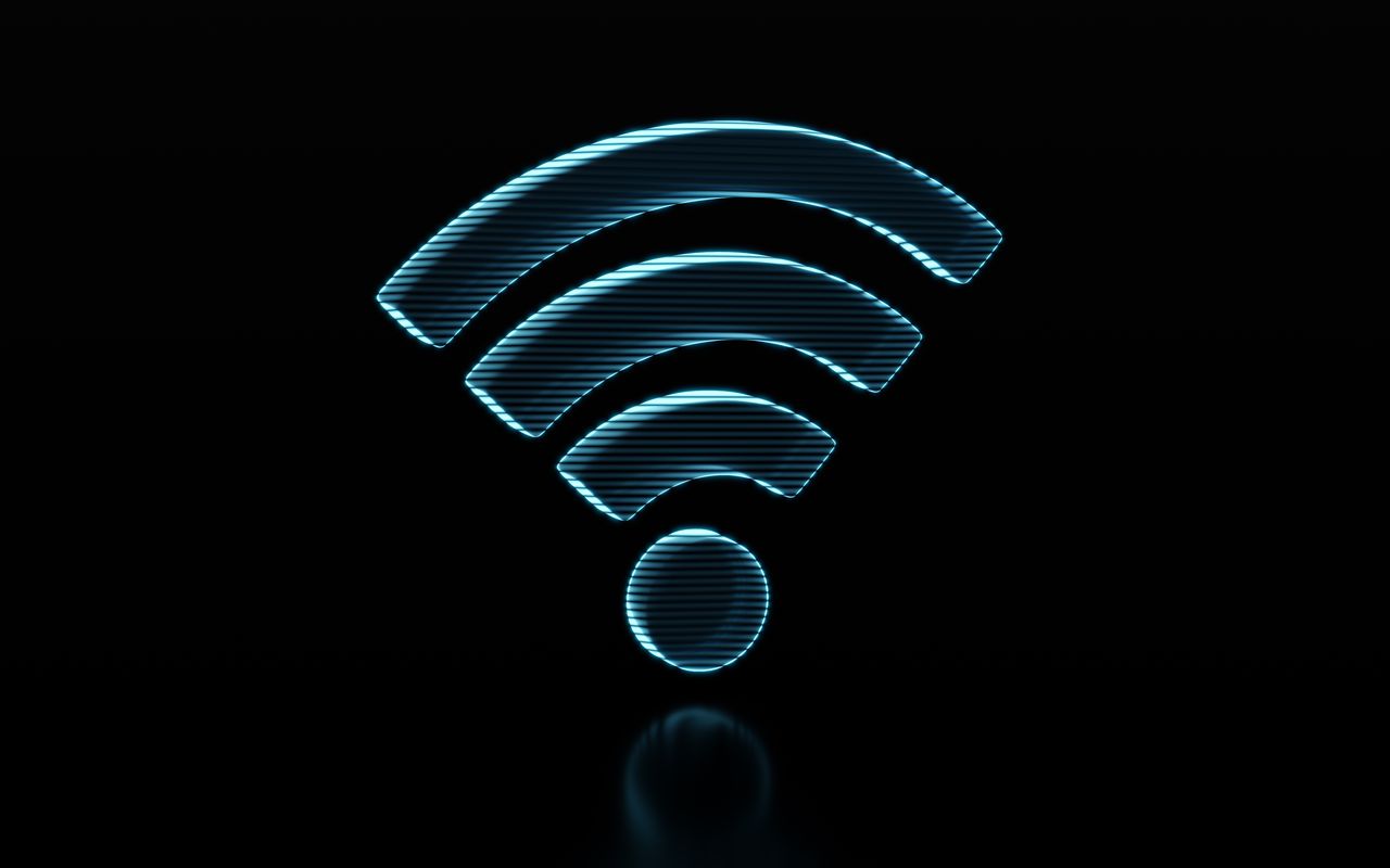 Icône industrielle de signal sans fil illustrant la technologie réseau wifi et la connectivité des données.